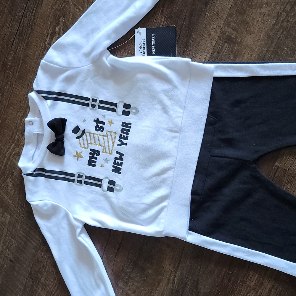 Celebrate New Year's baby outfit.